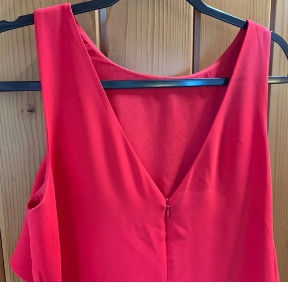 Trina Turk Scarlet Midi Dress with Ruffle Detail - Picture 6 of 13